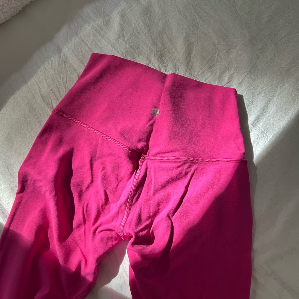 Lululemon Athletica Hot Pink Leggings